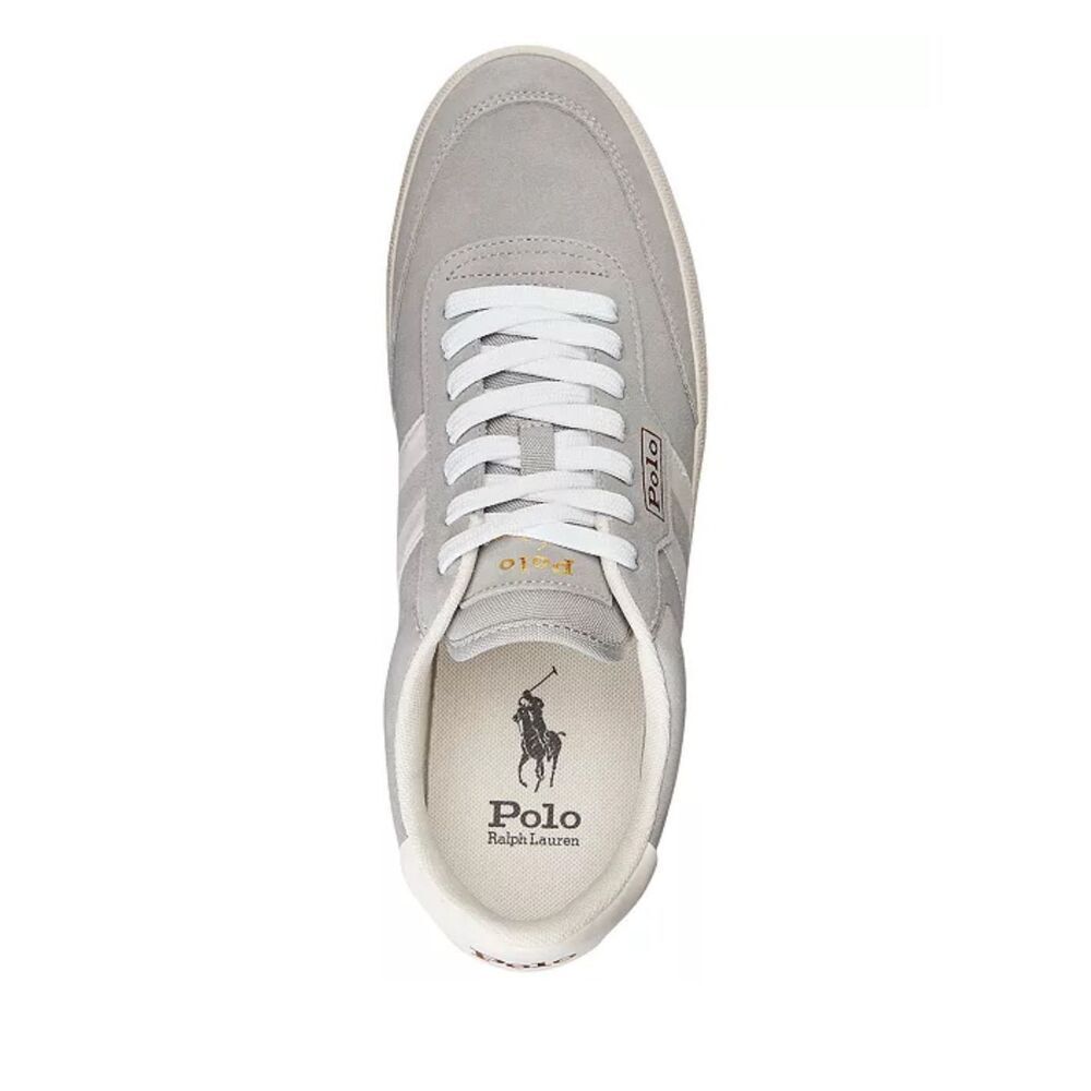 Ralph Lauren Polo Men Gray Suede Leather Sneaker  13 - Picture 4 of 6